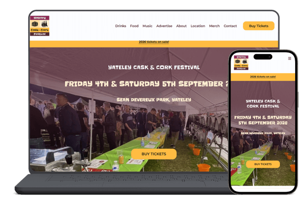 Yateley Cask and Cork Festival website