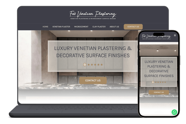 Fab Venetian Plastering website