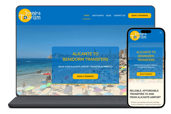Integra Tourism website